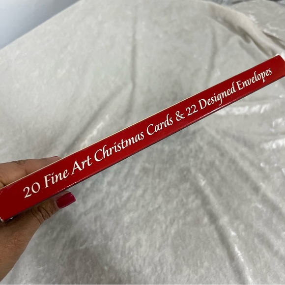 Christmas Folded Cards set of 20 w/envelopes Home & Hearth Leanin’ Tree - Picture 4 of 15